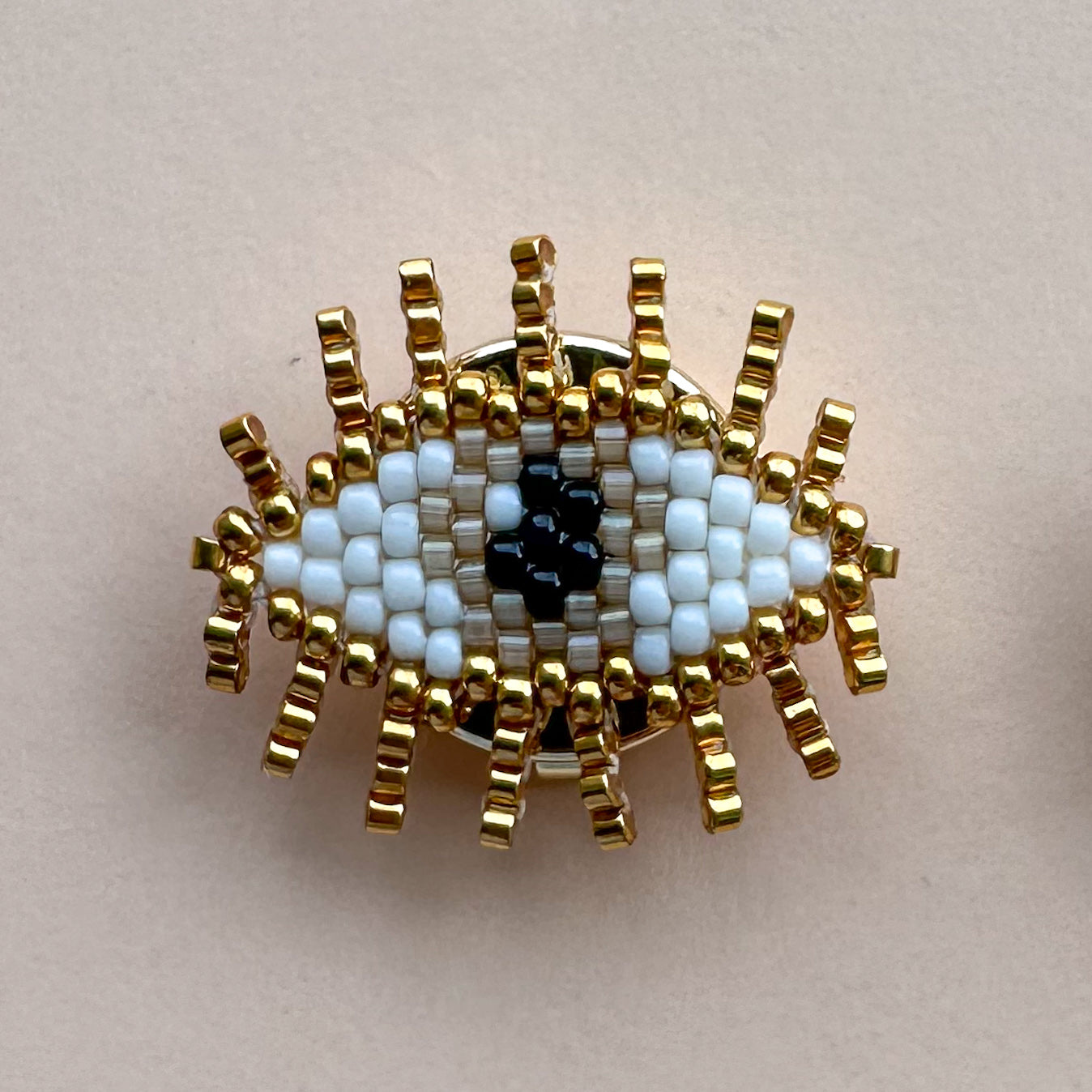 Evil Eye button cuff