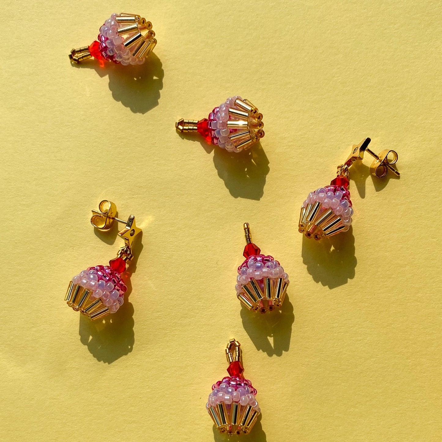 Cupcake Earring & Charm