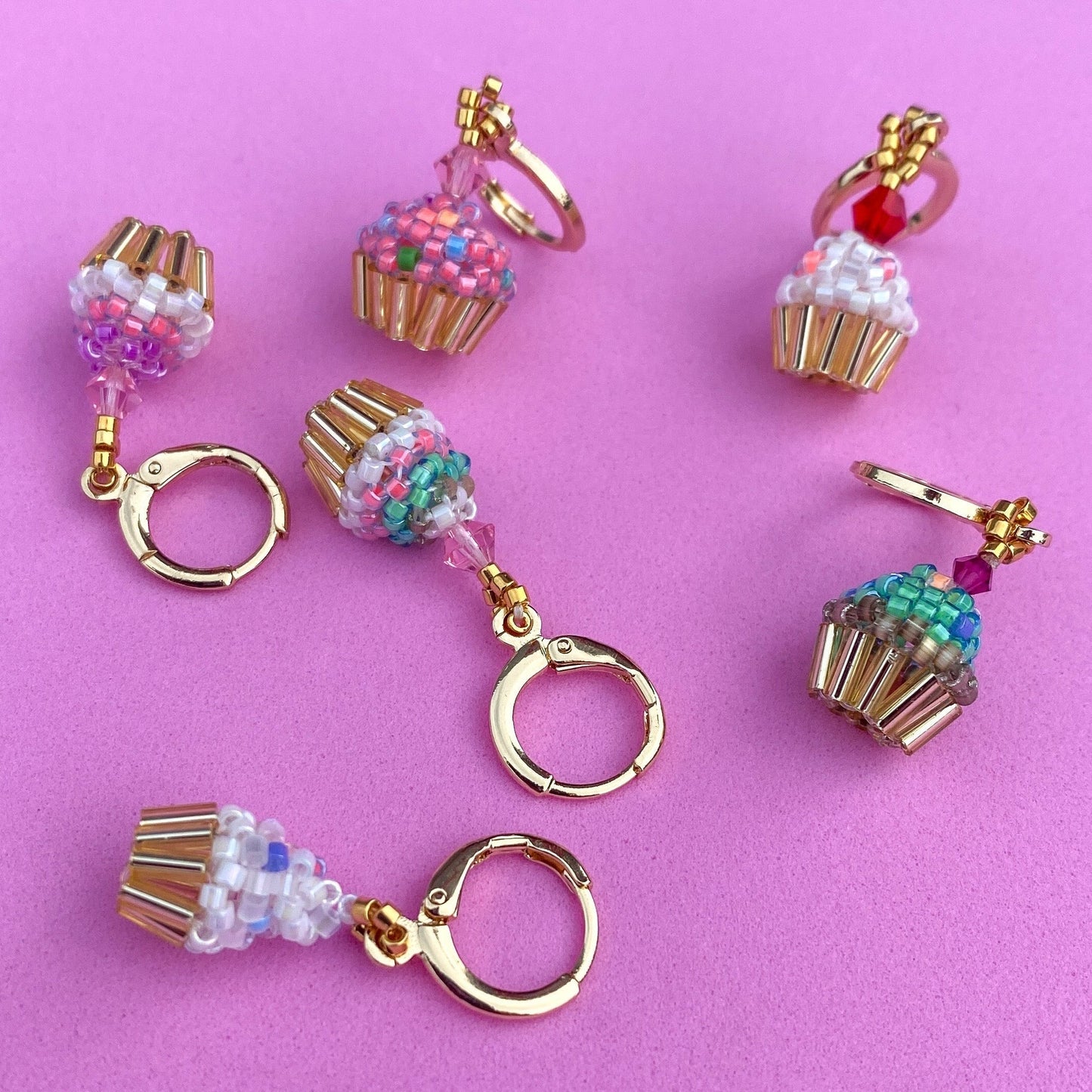 Cupcake Earring & Charm
