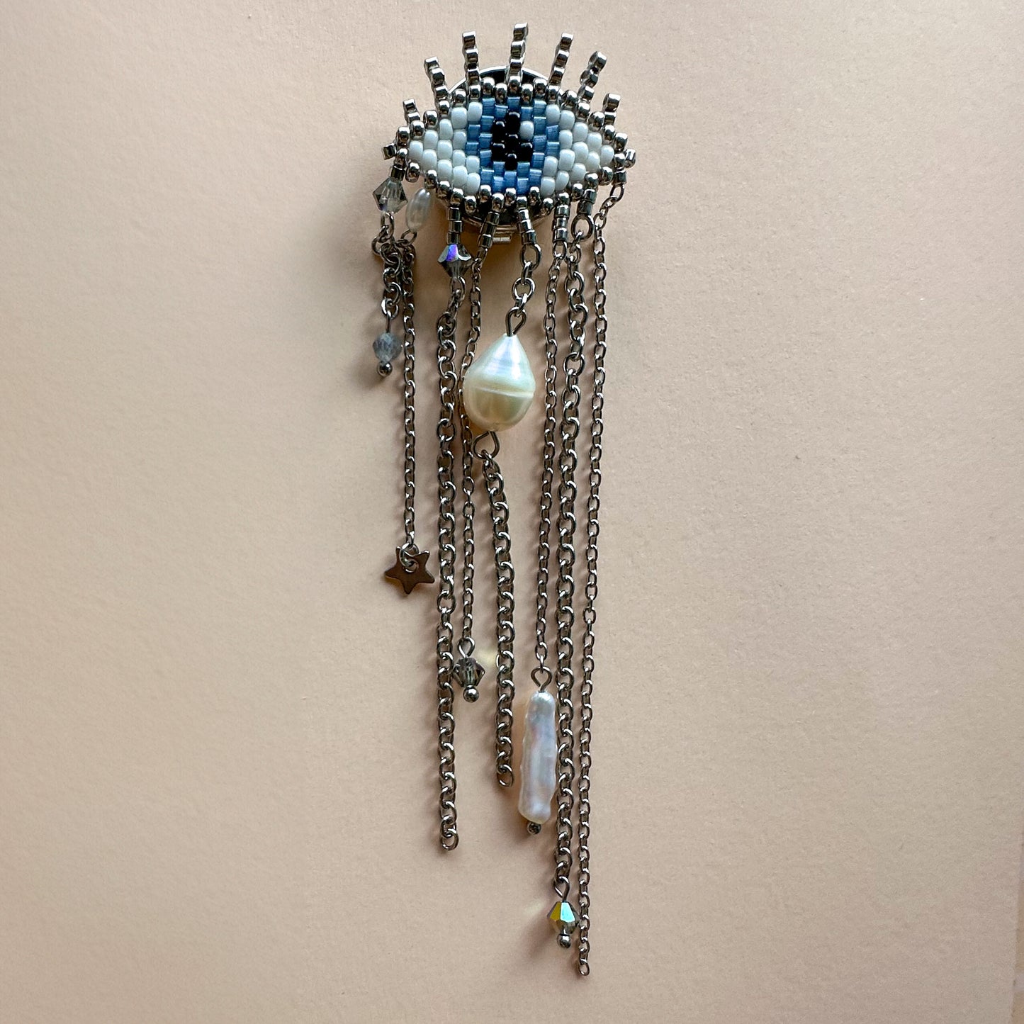 Evil Eye button cuff