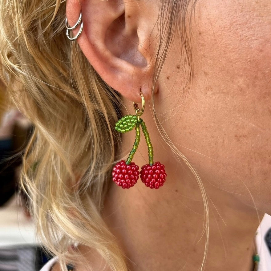 Cherry Earring & Charm
