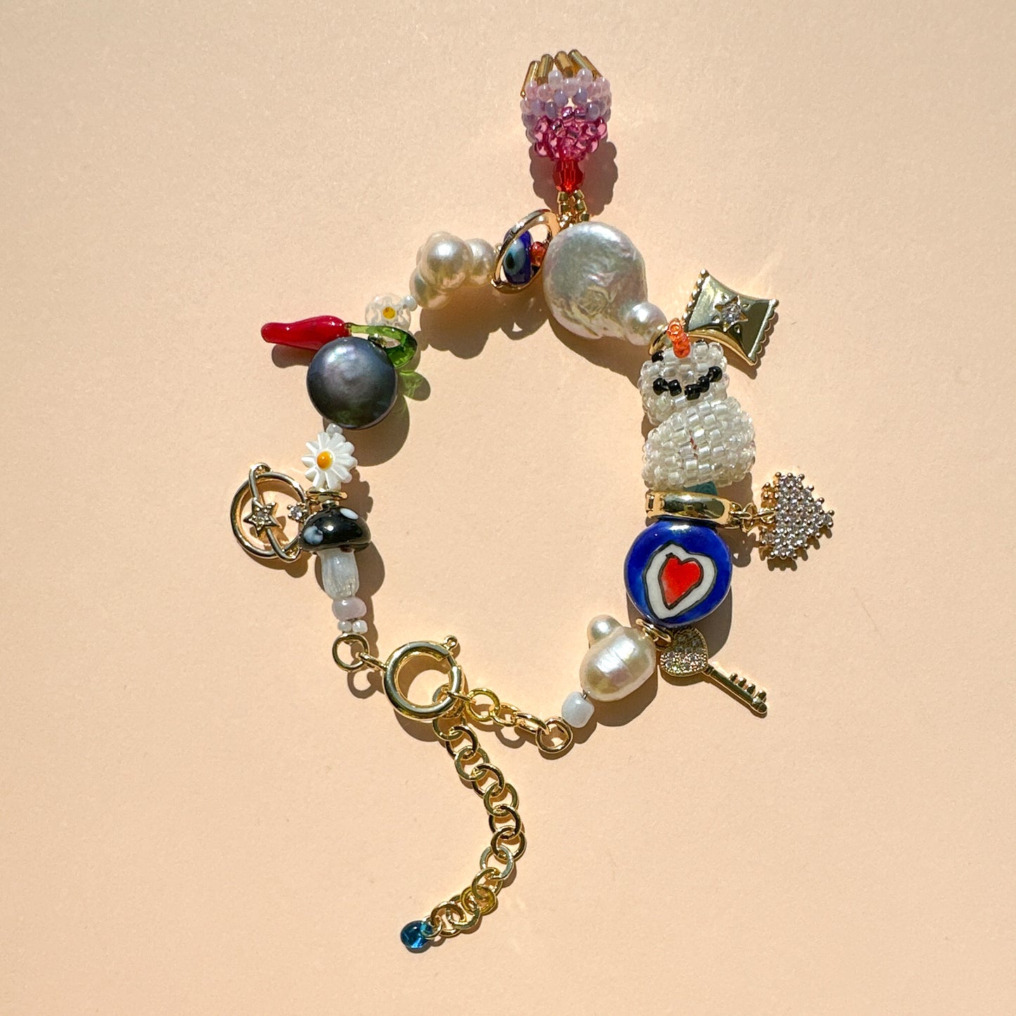 Mix  Beads Bracelet